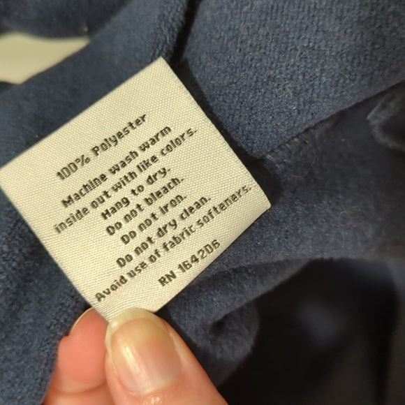 Dudley Stephens Valley V-Neck navy size Large - Picture 6 of 6